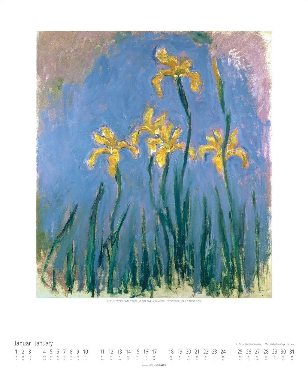 Bild: 9783839903414 | Claude Monet Im Garten Kalender 2027 - Im Garten | Claude Monet | 2027