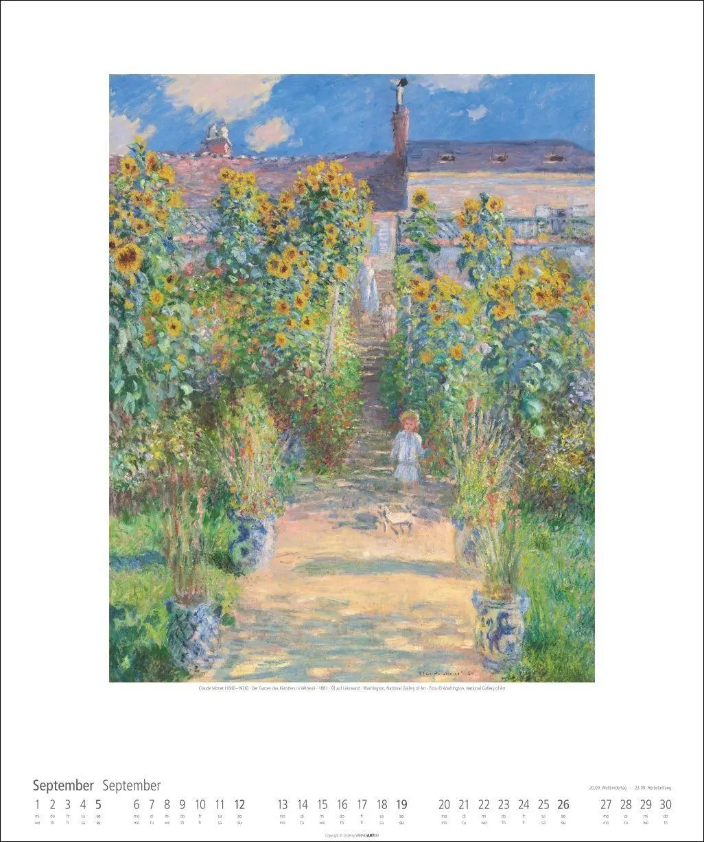 Bild: 9783839903414 | Claude Monet Im Garten Kalender 2027 - Im Garten | Claude Monet | 2027