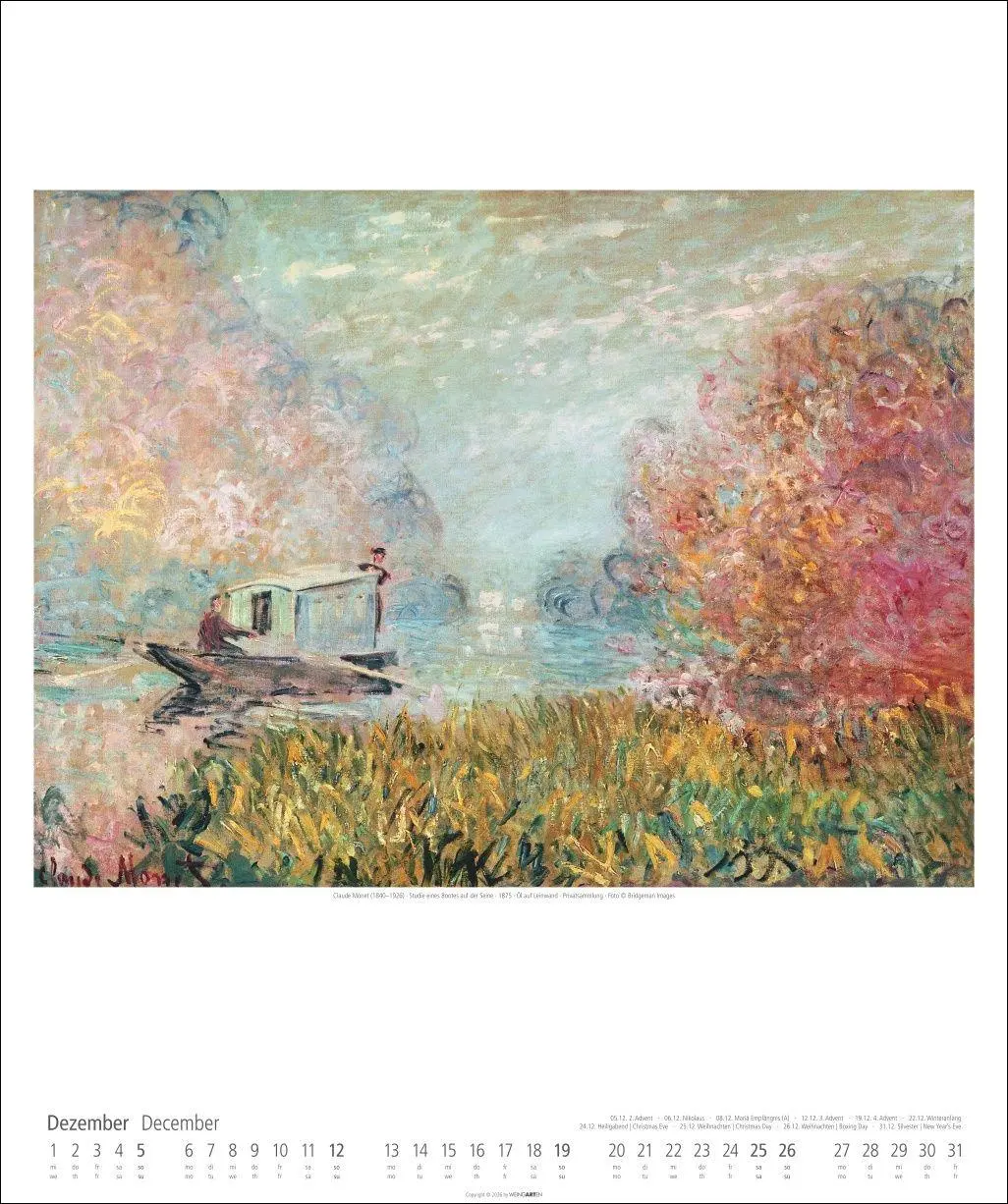 Bild: 9783839903414 | Claude Monet Im Garten Kalender 2027 - Im Garten | Claude Monet | 2027