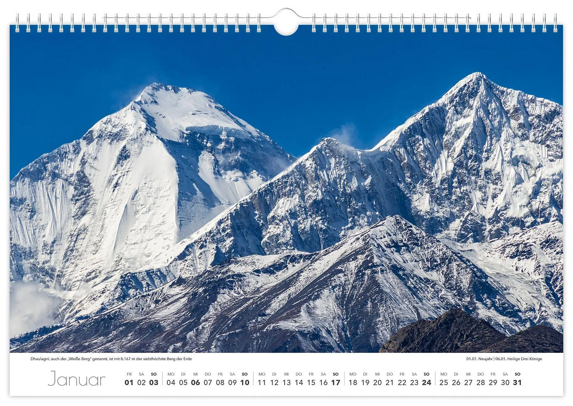 Bild: 9783912303414 | Kalender Reise durch Nepal 2027 | Peter Schubert (u. a.) | Kalender
