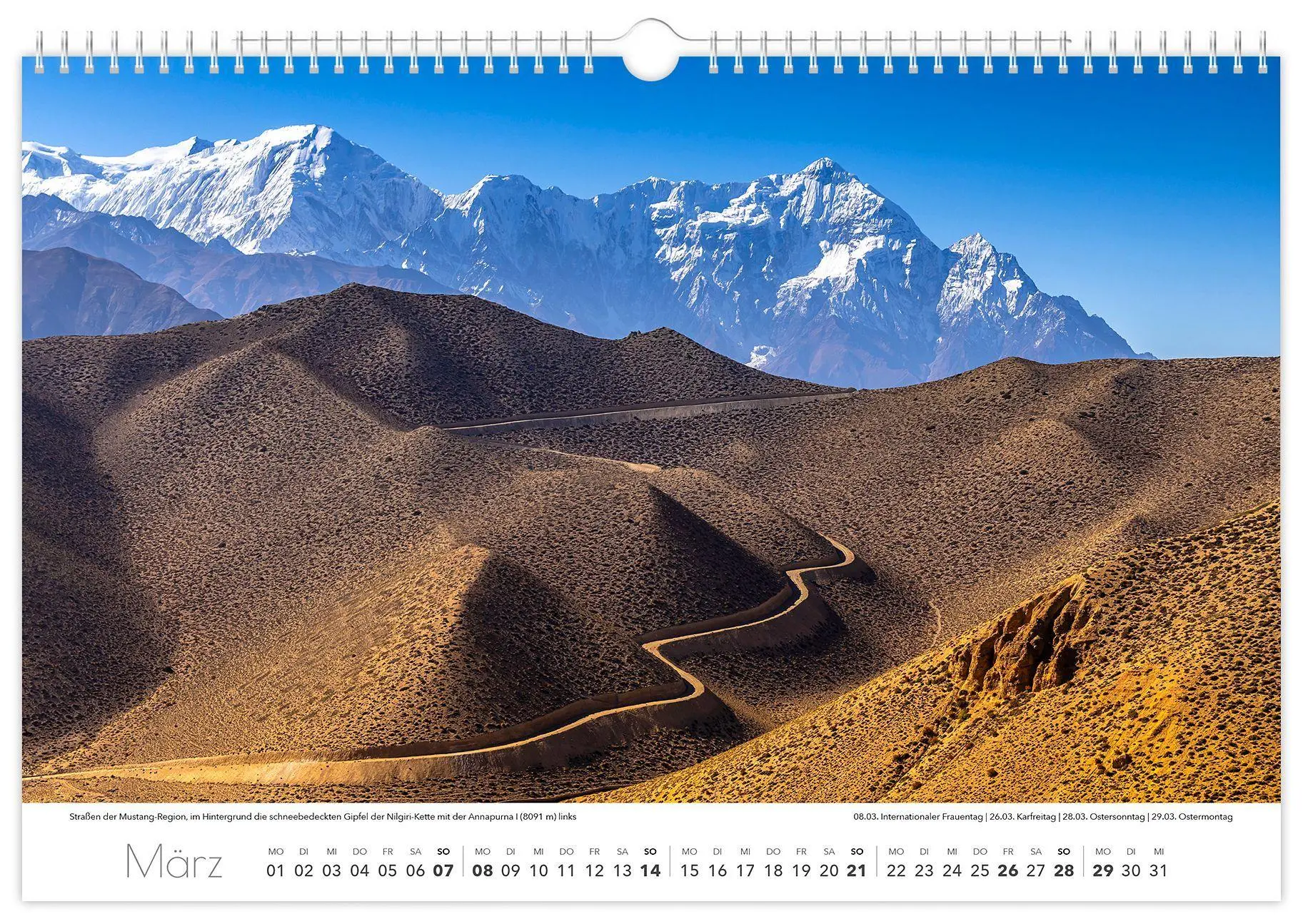 Bild: 9783912303414 | Kalender Reise durch Nepal 2027 | Peter Schubert (u. a.) | Kalender