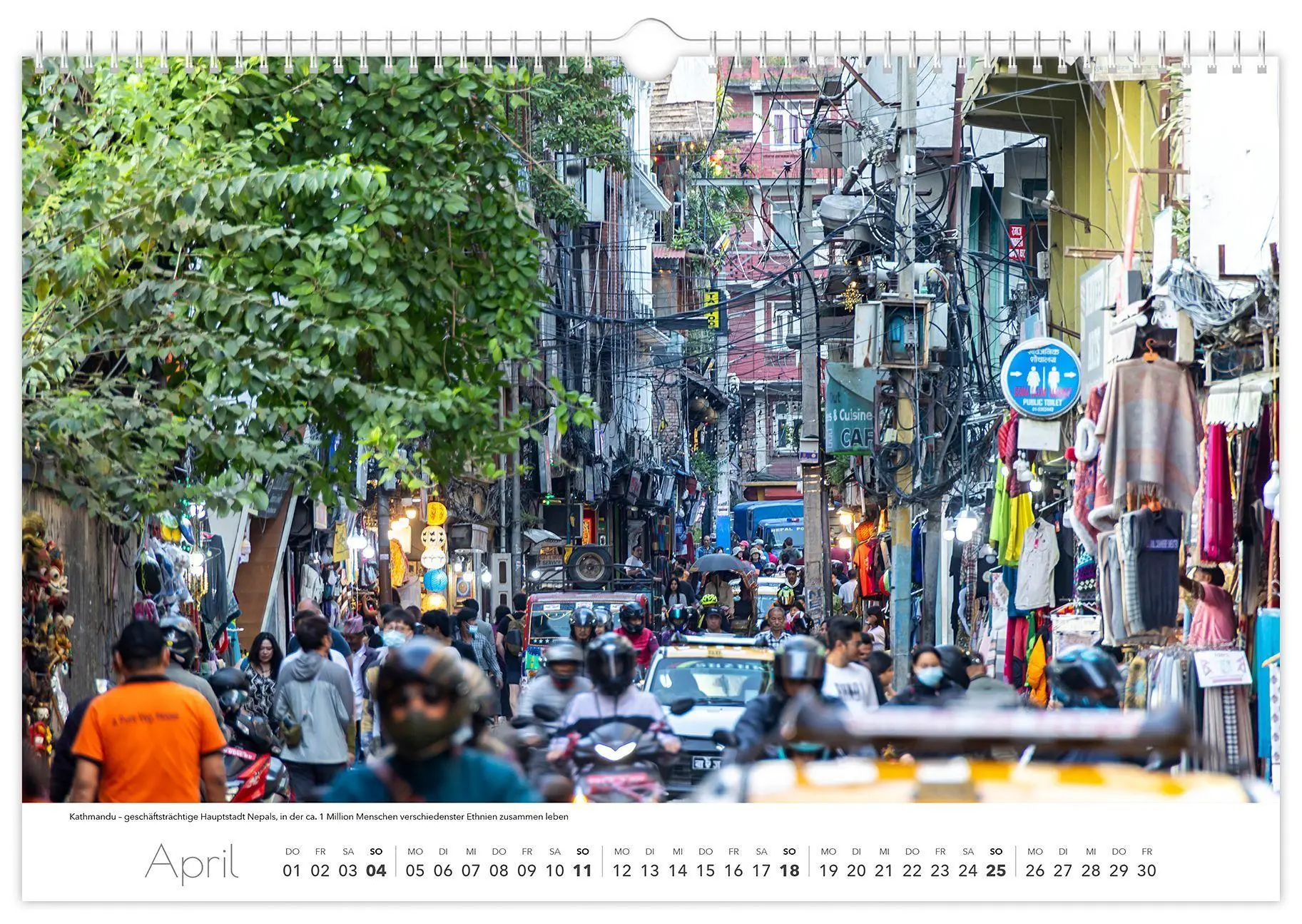 Bild: 9783912303414 | Kalender Reise durch Nepal 2027 | Peter Schubert (u. a.) | Kalender