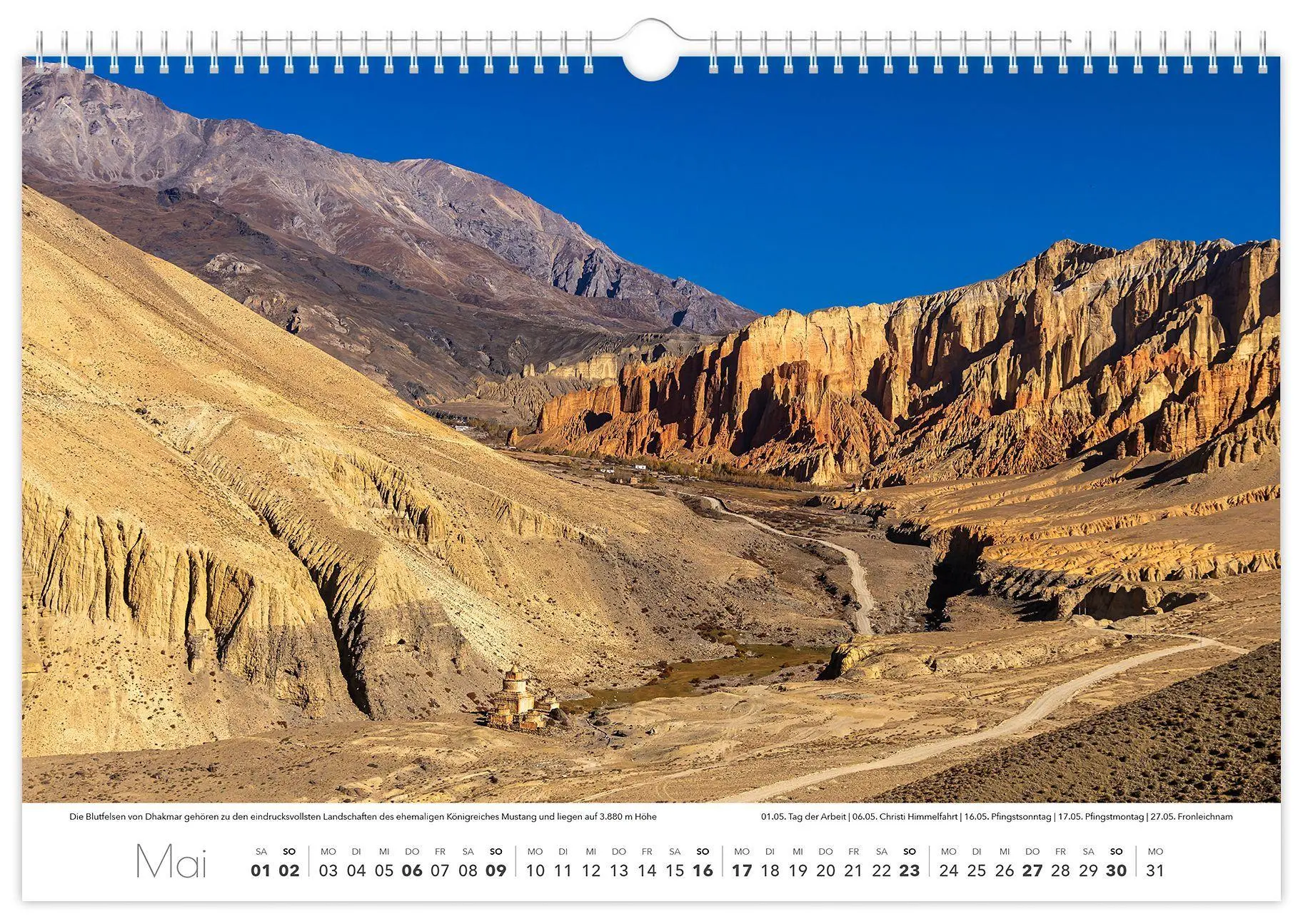 Bild: 9783912303414 | Kalender Reise durch Nepal 2027 | Peter Schubert (u. a.) | Kalender