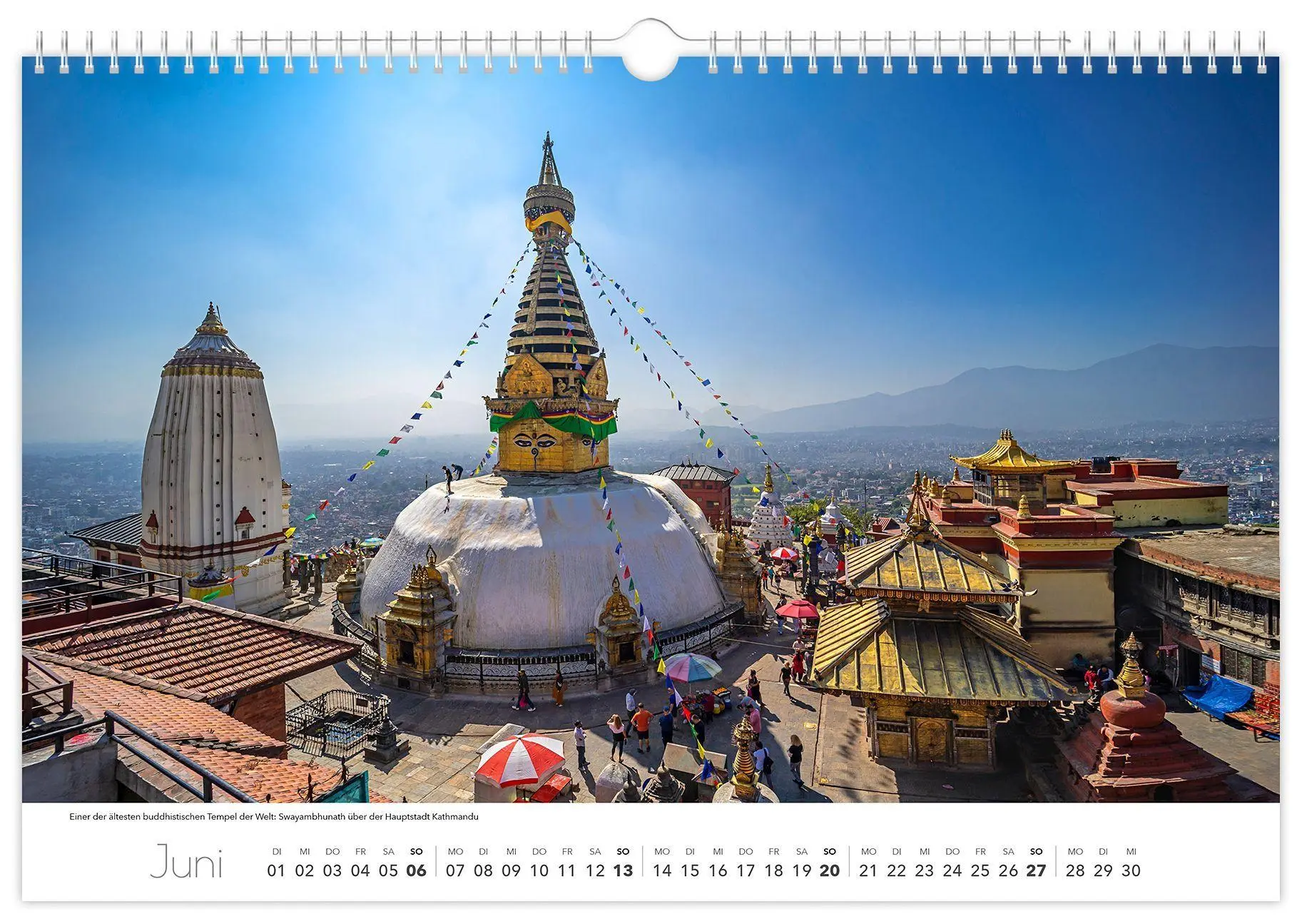 Bild: 9783912303414 | Kalender Reise durch Nepal 2027 | Peter Schubert (u. a.) | Kalender