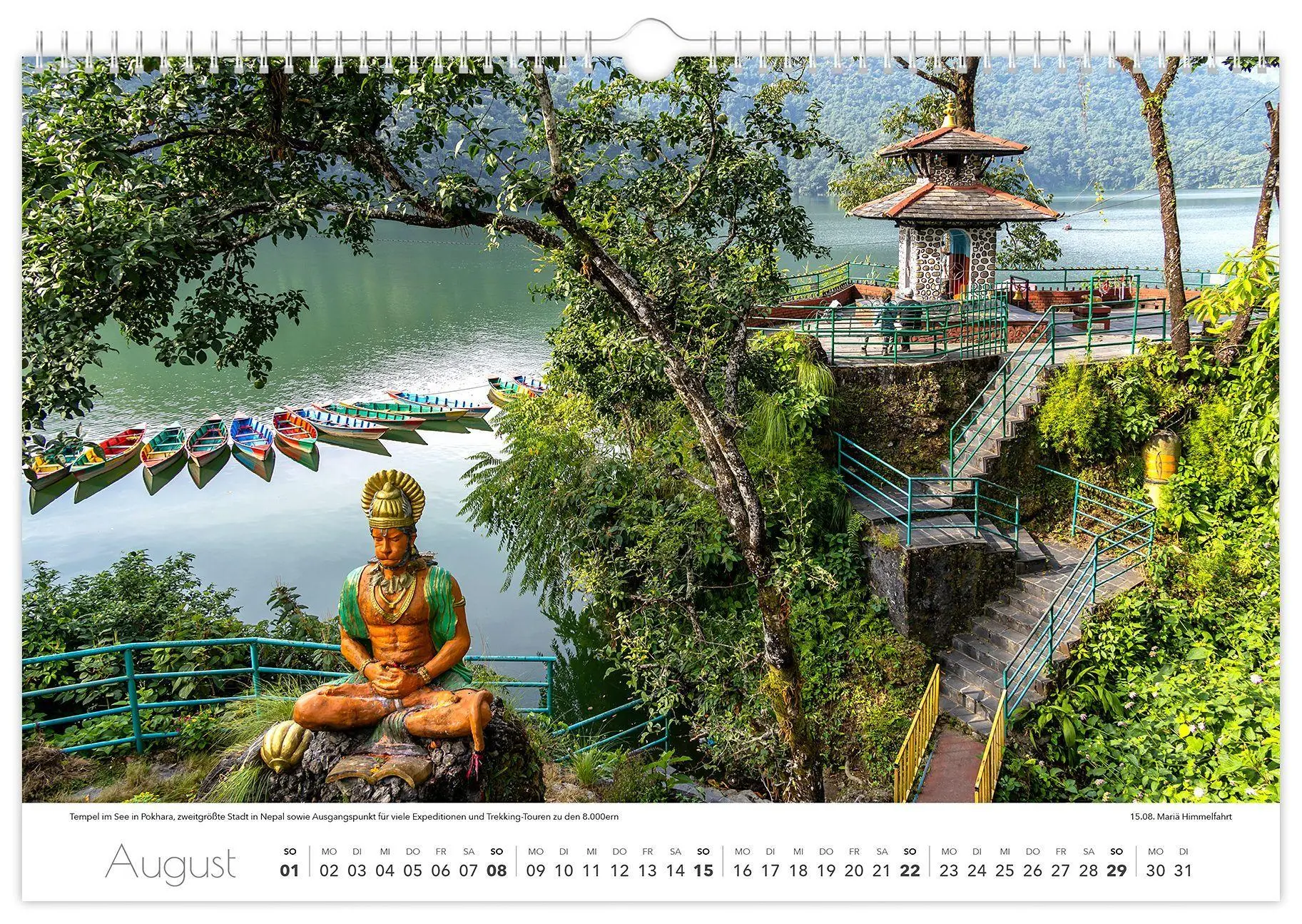 Bild: 9783912303414 | Kalender Reise durch Nepal 2027 | Peter Schubert (u. a.) | Kalender