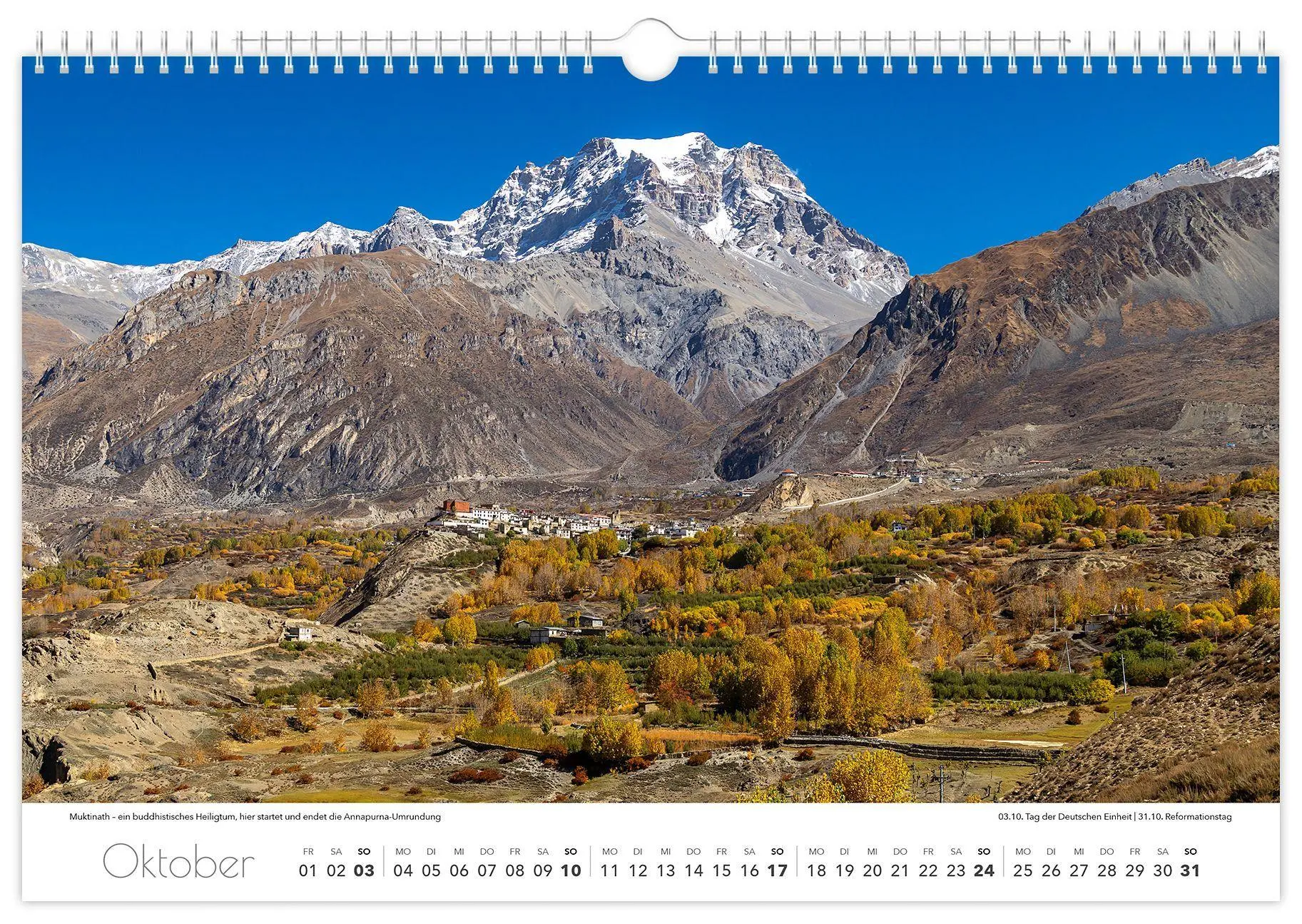 Bild: 9783912303414 | Kalender Reise durch Nepal 2027 | Peter Schubert (u. a.) | Kalender