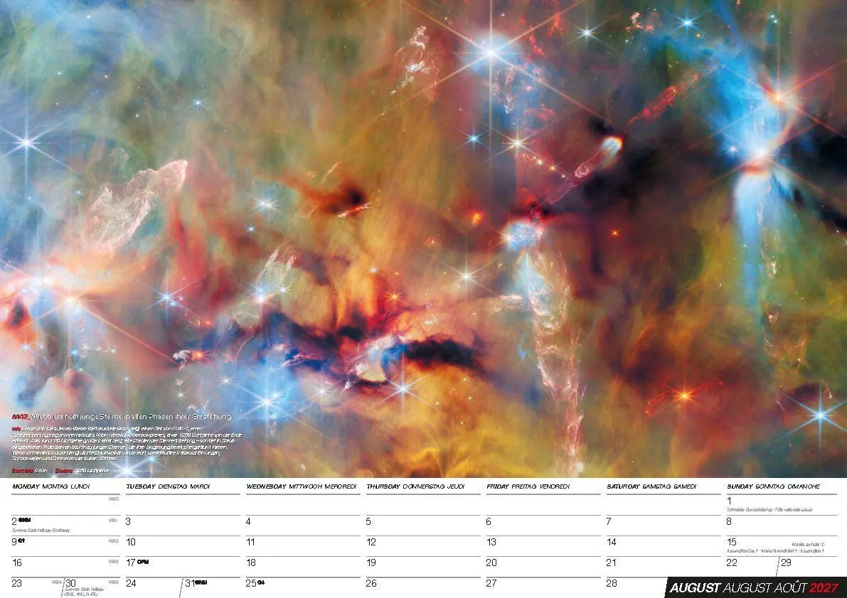 Bild: 9798893613414 | NASA Astronomie: Faszination Weltall - Weltraum Kalender 2027 -...