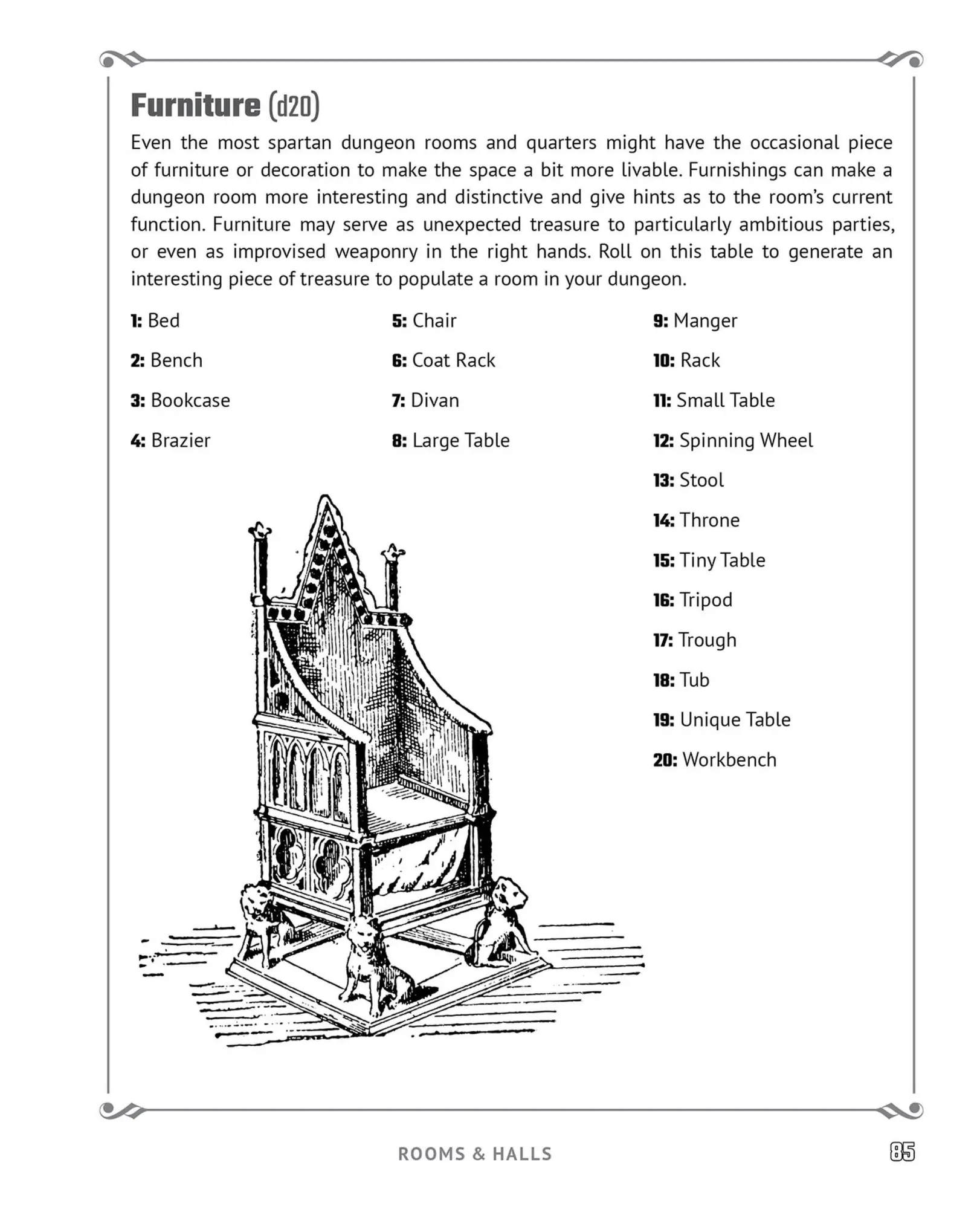 Bild: 9781646043514 | Random Tables: Dungeons and Lairs | Timm Woods | Taschenbuch | 2022