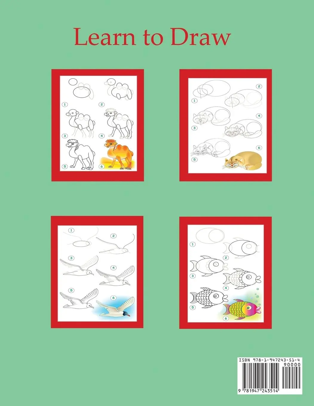 Rückseite: 9781947243514 | How to Draw Animals | 40 Step-by-Step Drawing Projects | Alisa Calder