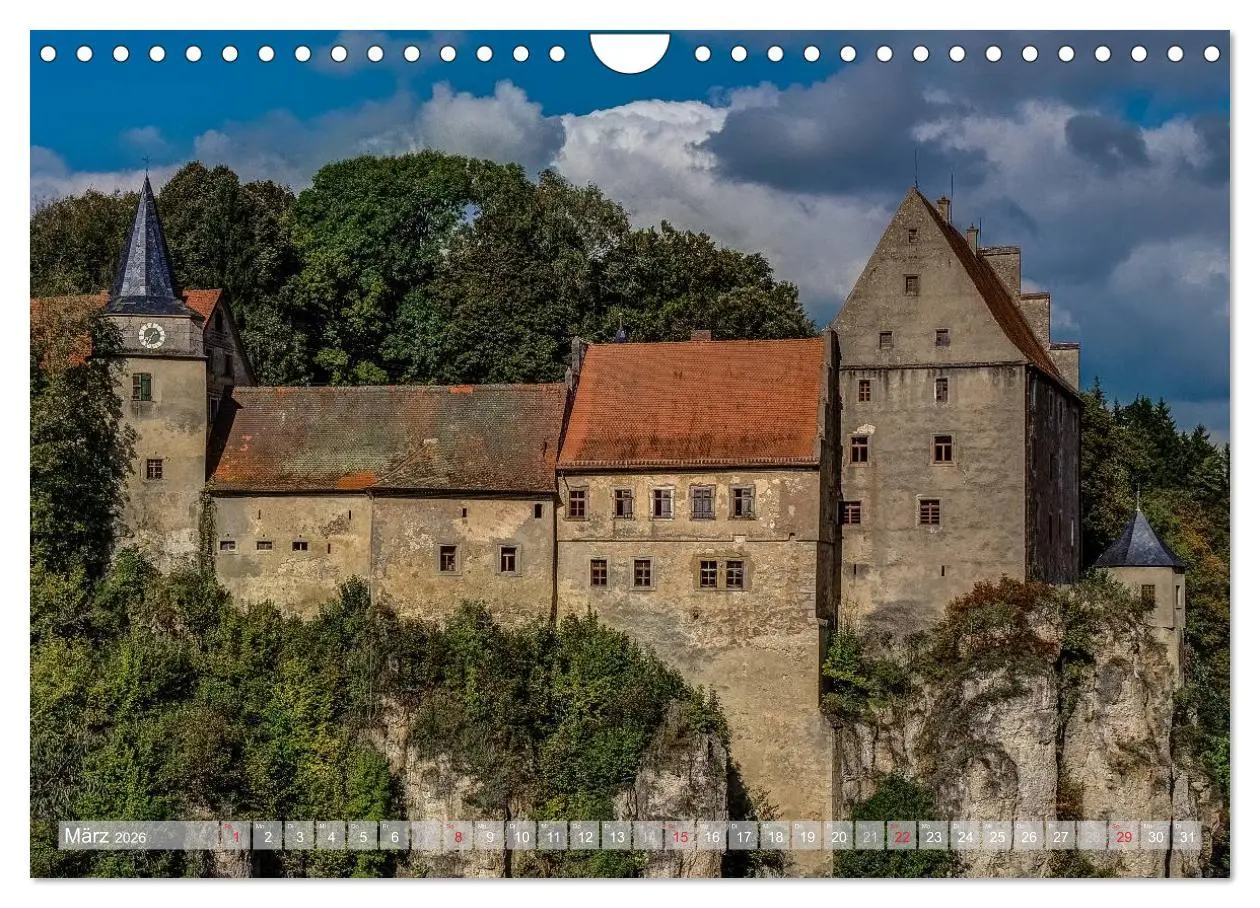 Bild: 9783516083514 | Burgenlandschaft Fränkische Schweiz (Wandkalender 2026 DIN A4...