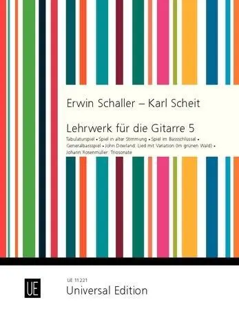 Cover: 9783702413514 | Lehrwerk für die Gitarre | Band 5. Gitarre. Partitur. | Taschenbuch