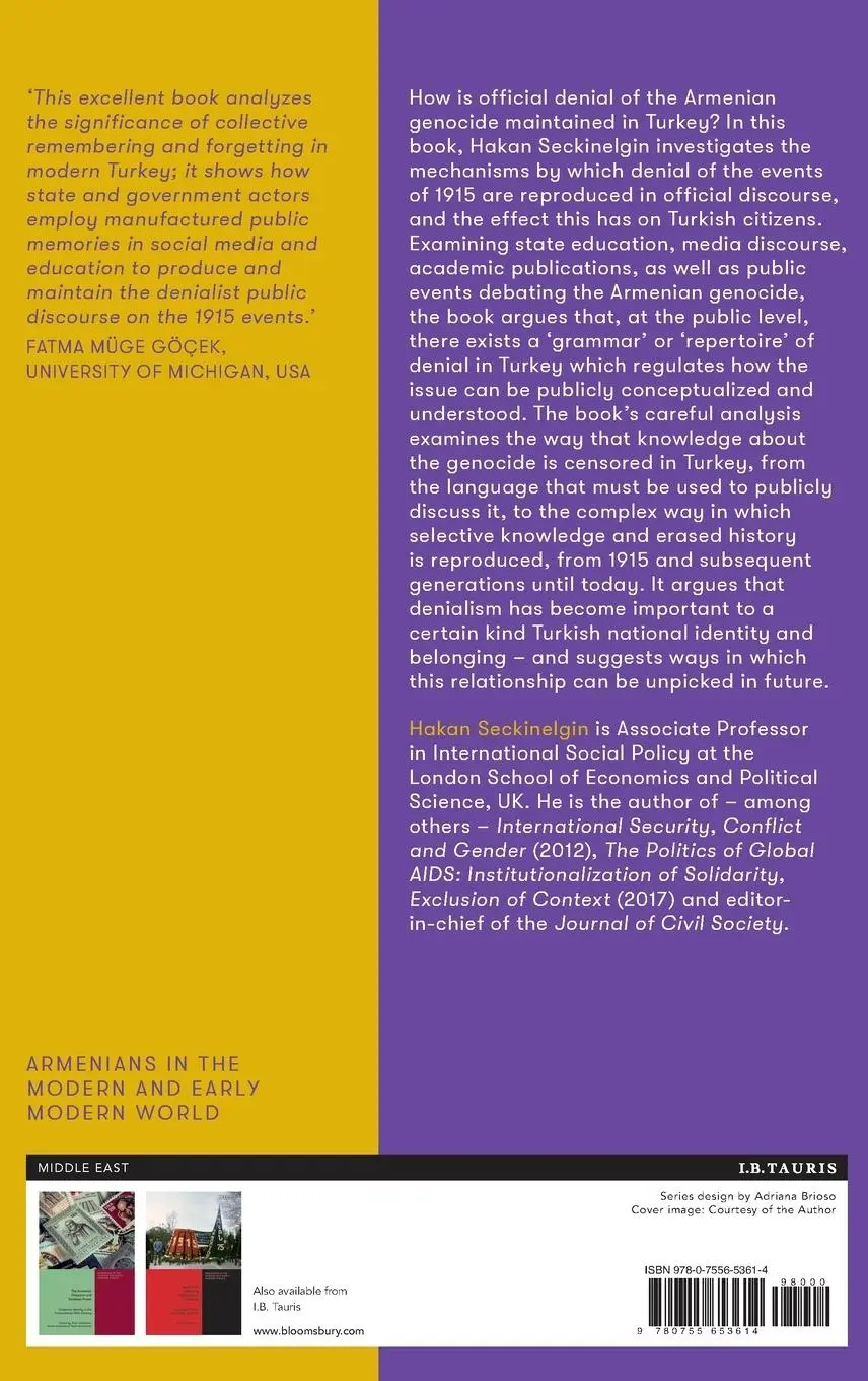 Rückseite: 9780755653614 | The Armenian Genocide and Turkey | Hakan Seckinelgin | Buch | Englisch