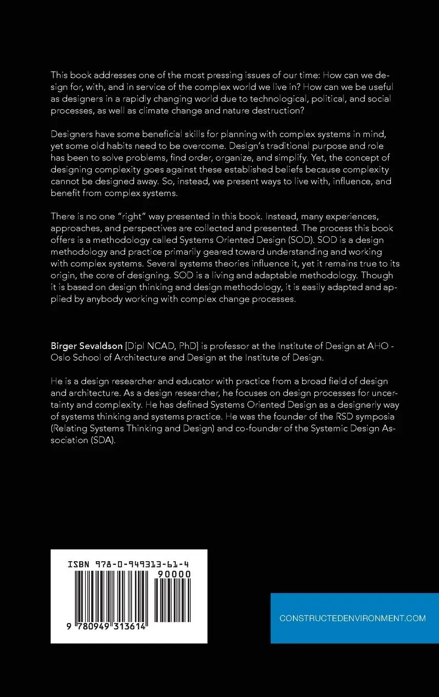 Rückseite: 9780949313614 | Designing Complexity | Birger Sevaldson | Buch | Englisch | 2022