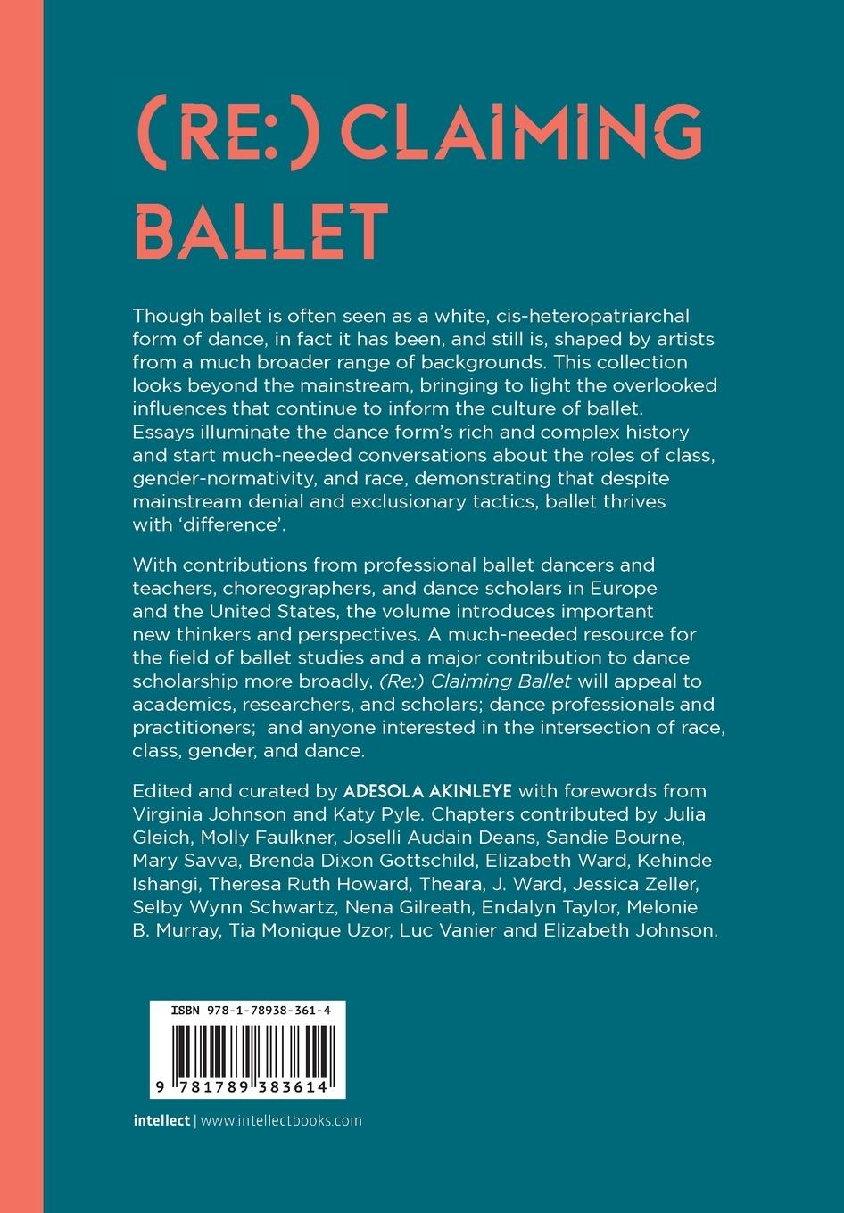 Rückseite: 9781789383614 | (Re | ) Claiming Ballet | Adesola Akinleye | Taschenbuch | Englisch