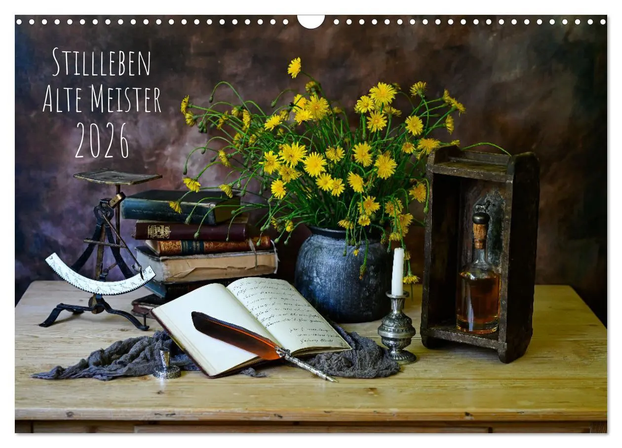 Cover: 9783457363614 | Stillleben Alte Meister (Wandkalender 2026 DIN A3 quer), CALVENDO...