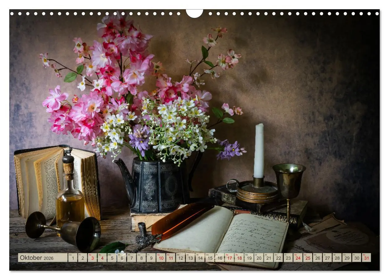 Bild: 9783457363614 | Stillleben Alte Meister (Wandkalender 2026 DIN A3 quer), CALVENDO...
