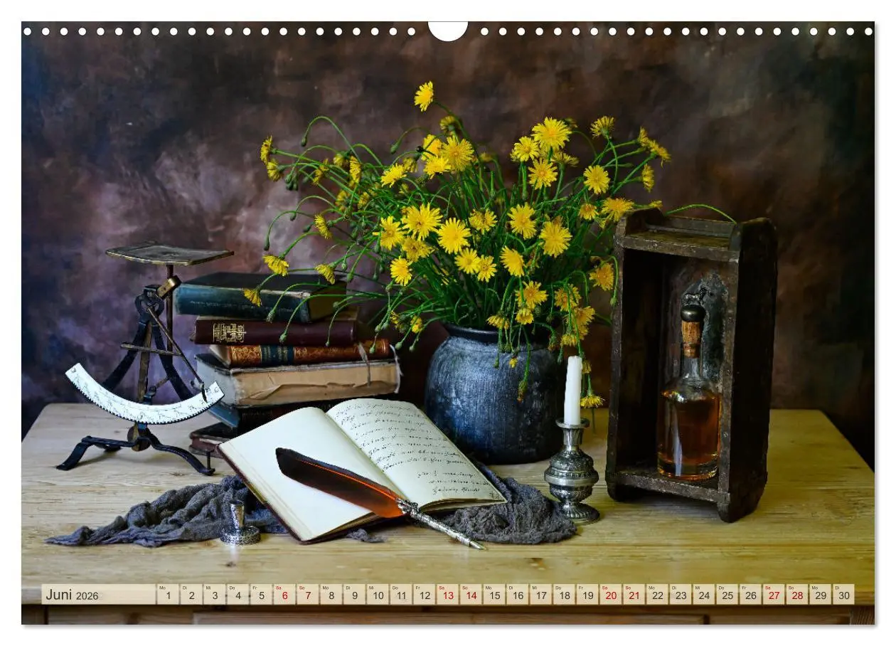 Bild: 9783457363614 | Stillleben Alte Meister (Wandkalender 2026 DIN A3 quer), CALVENDO...