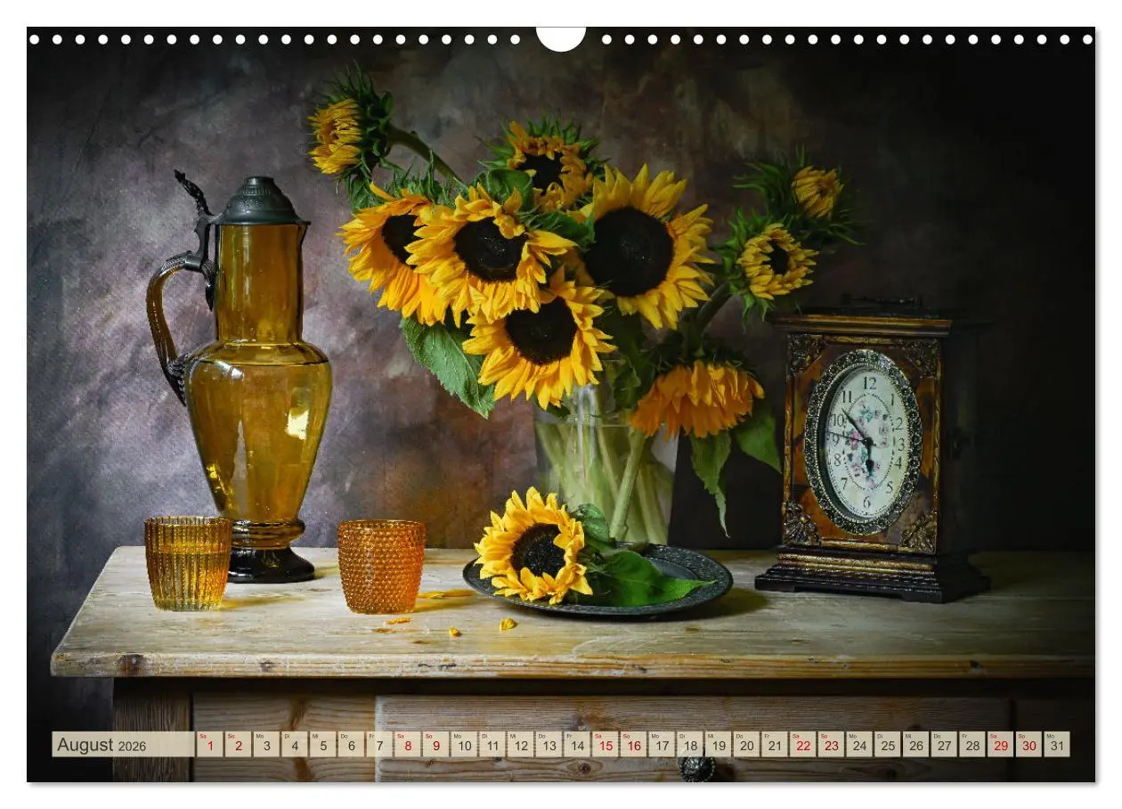 Bild: 9783457363614 | Stillleben Alte Meister (Wandkalender 2026 DIN A3 quer), CALVENDO...