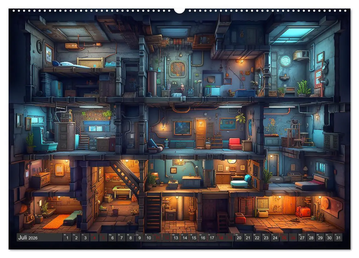 Bild: 9783457503614 | Gamer Nostalgie (hochwertiger Premium Wandkalender 2026 DIN A2...