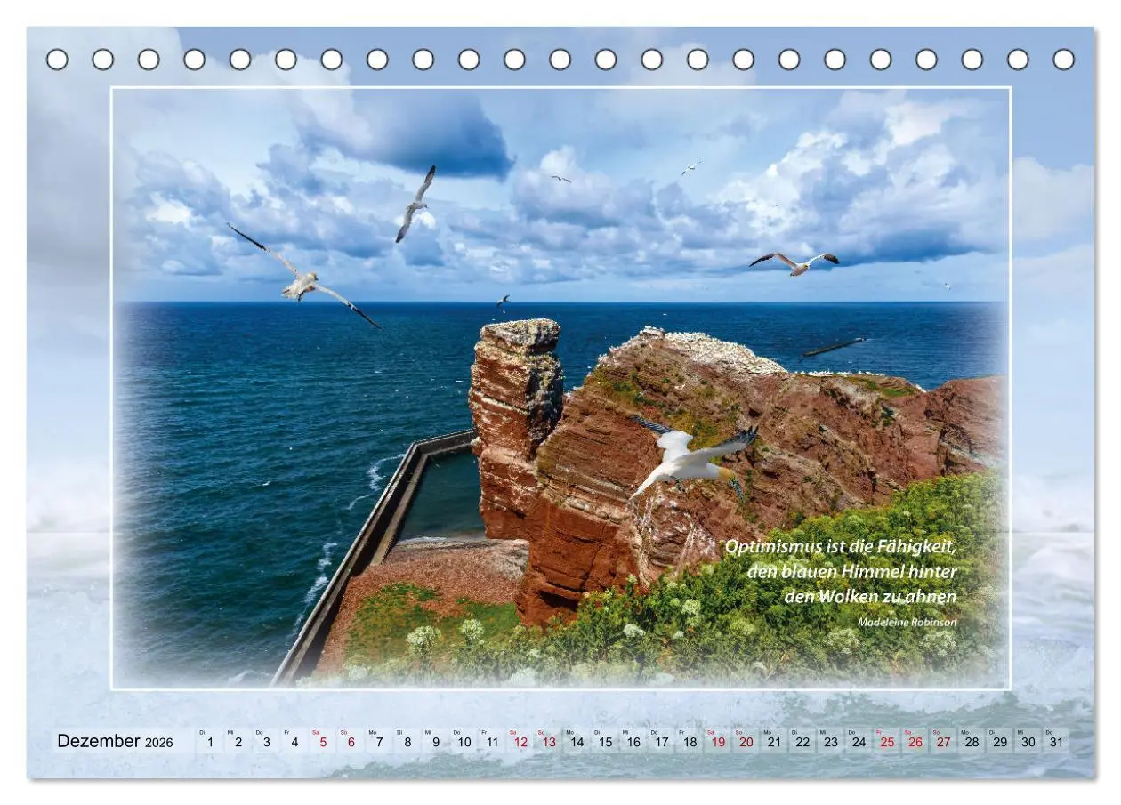 Bild: 9783457673614 | Insel Gedanken (Tischkalender 2026 DIN A5 quer), CALVENDO...