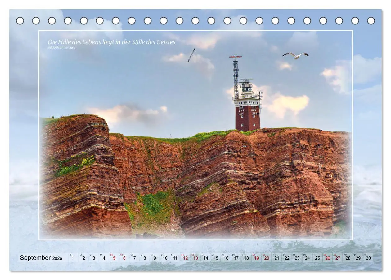 Bild: 9783457673614 | Insel Gedanken (Tischkalender 2026 DIN A5 quer), CALVENDO...