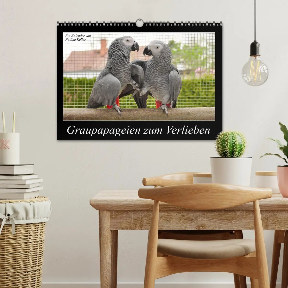 Bild: 9783516073614 | Graupapageien zum Verlieben (Wandkalender 2026 DIN A3 quer),...