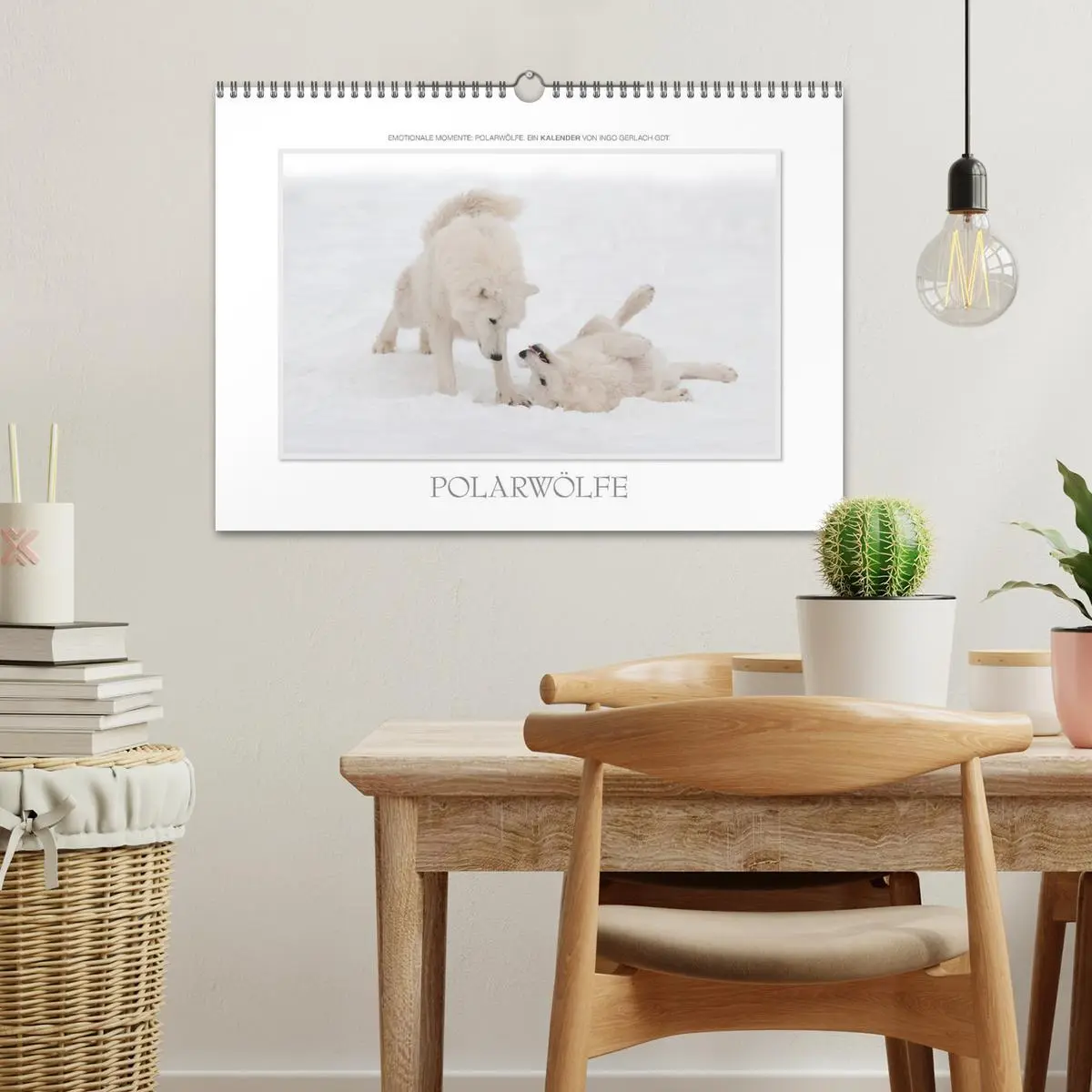 Bild: 9783516143614 | Emotionale Momente: Polarwölfe. / CH-Version (Wandkalender 2026 DIN...