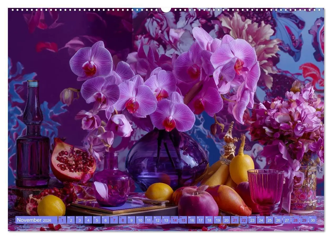 Bild: 9783516693614 | Bloom und Bite. KI mixt Blumen, Obst und Gemüse (Wandkalender 2026...