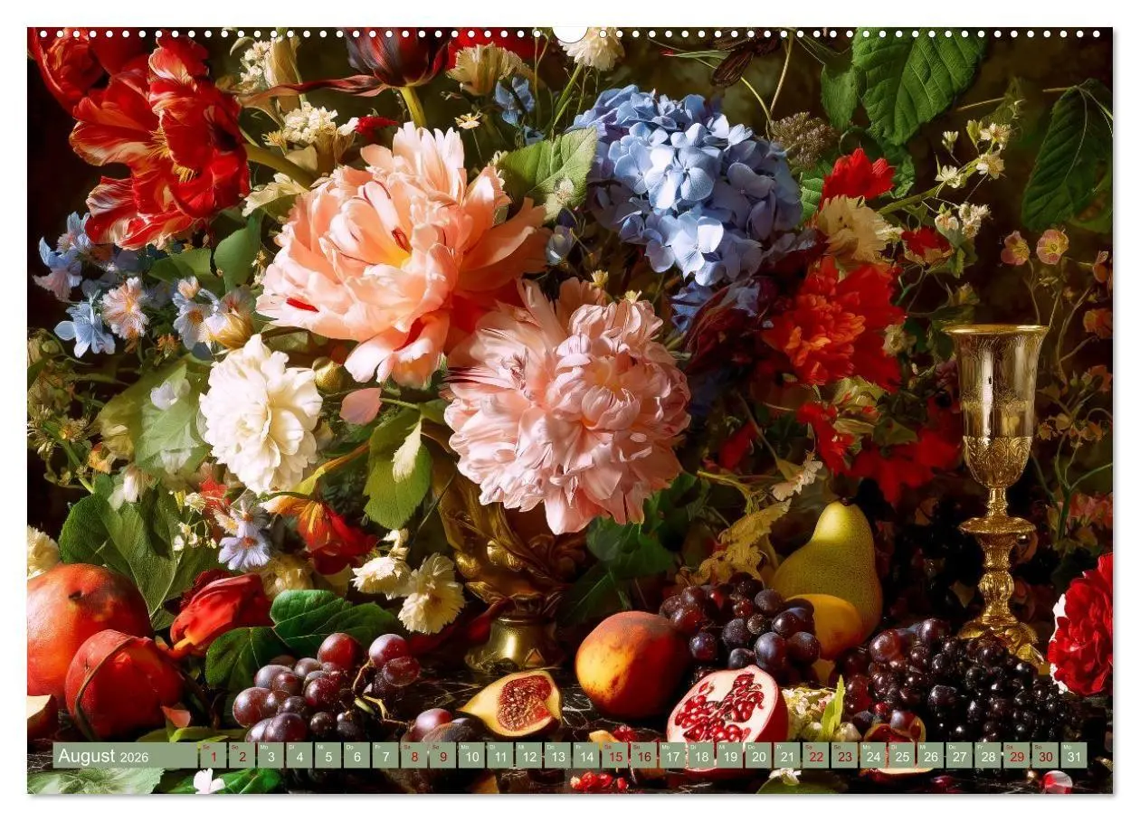 Bild: 9783516693614 | Bloom und Bite. KI mixt Blumen, Obst und Gemüse (Wandkalender 2026...