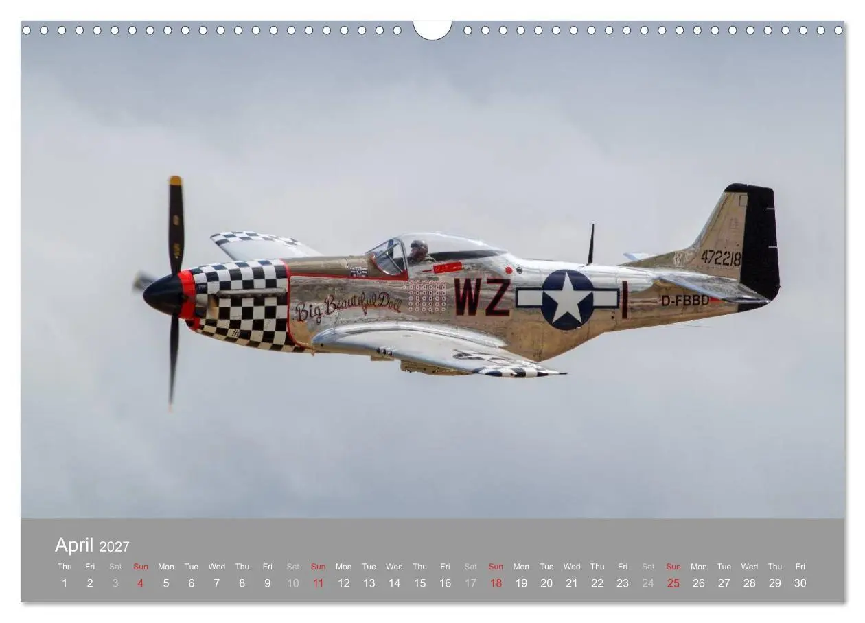 Bild: 9783594053614 | The Flying Legends (Wall Calendar 2027 DIN A3 landscape), CALVENDO...