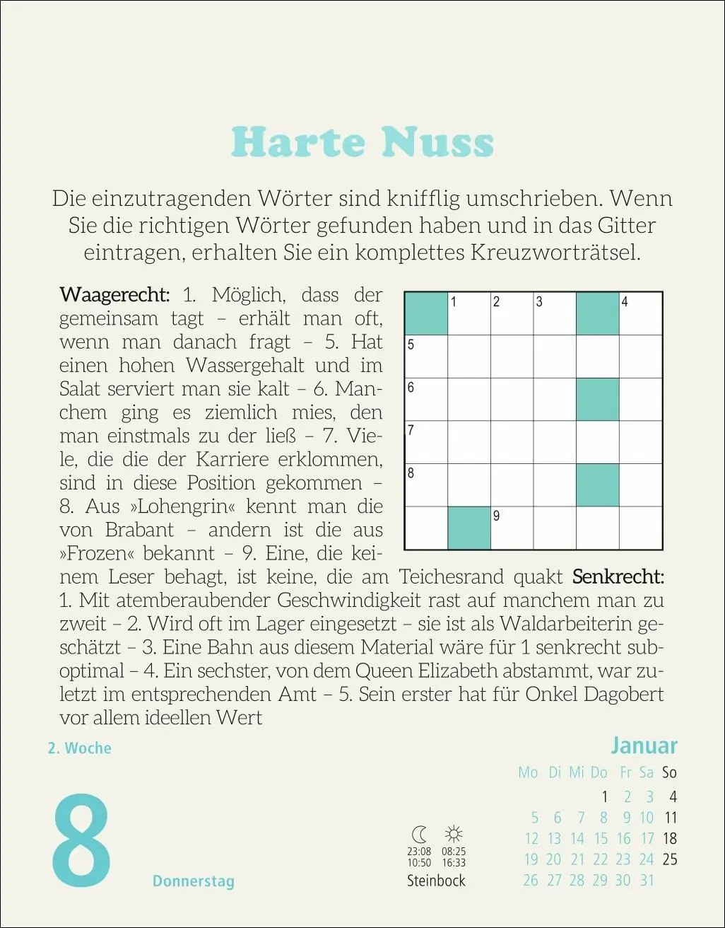 Bild: 9783756413614 | Stefan Heine Rentnerrätsel Tagesabreißkalender 2026 | Stefan Heine