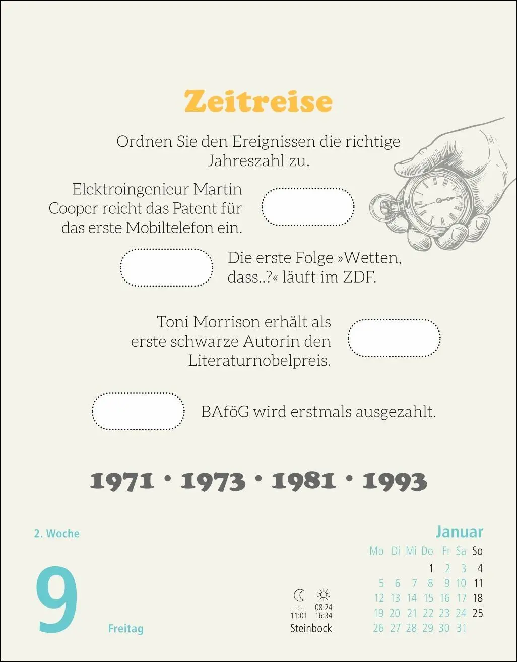 Bild: 9783756413614 | Stefan Heine Rentnerrätsel Tagesabreißkalender 2026 | Stefan Heine