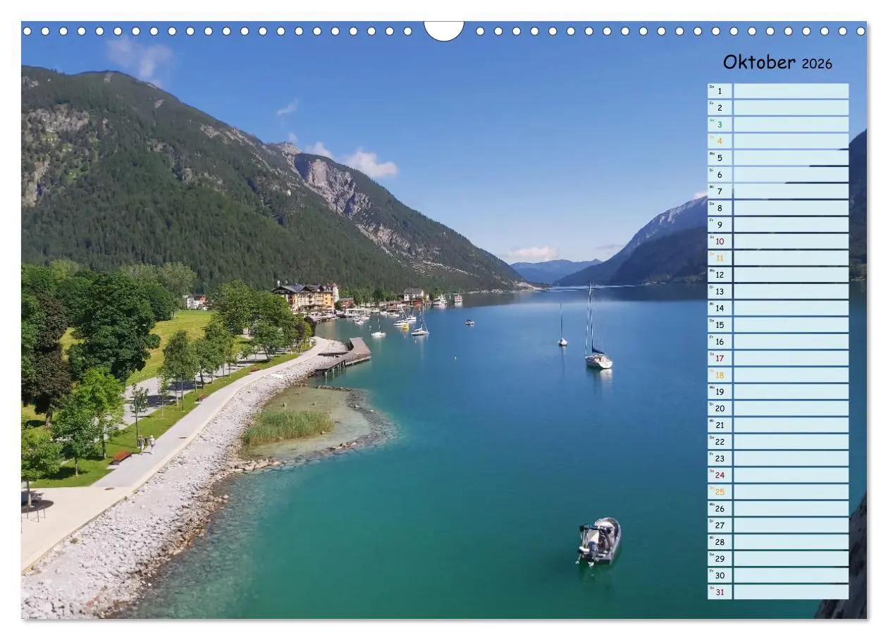 Bild: 9783457593714 | Auszeit am Achensee Tirol (Wandkalender 2026 DIN A3 quer), CALVENDO...
