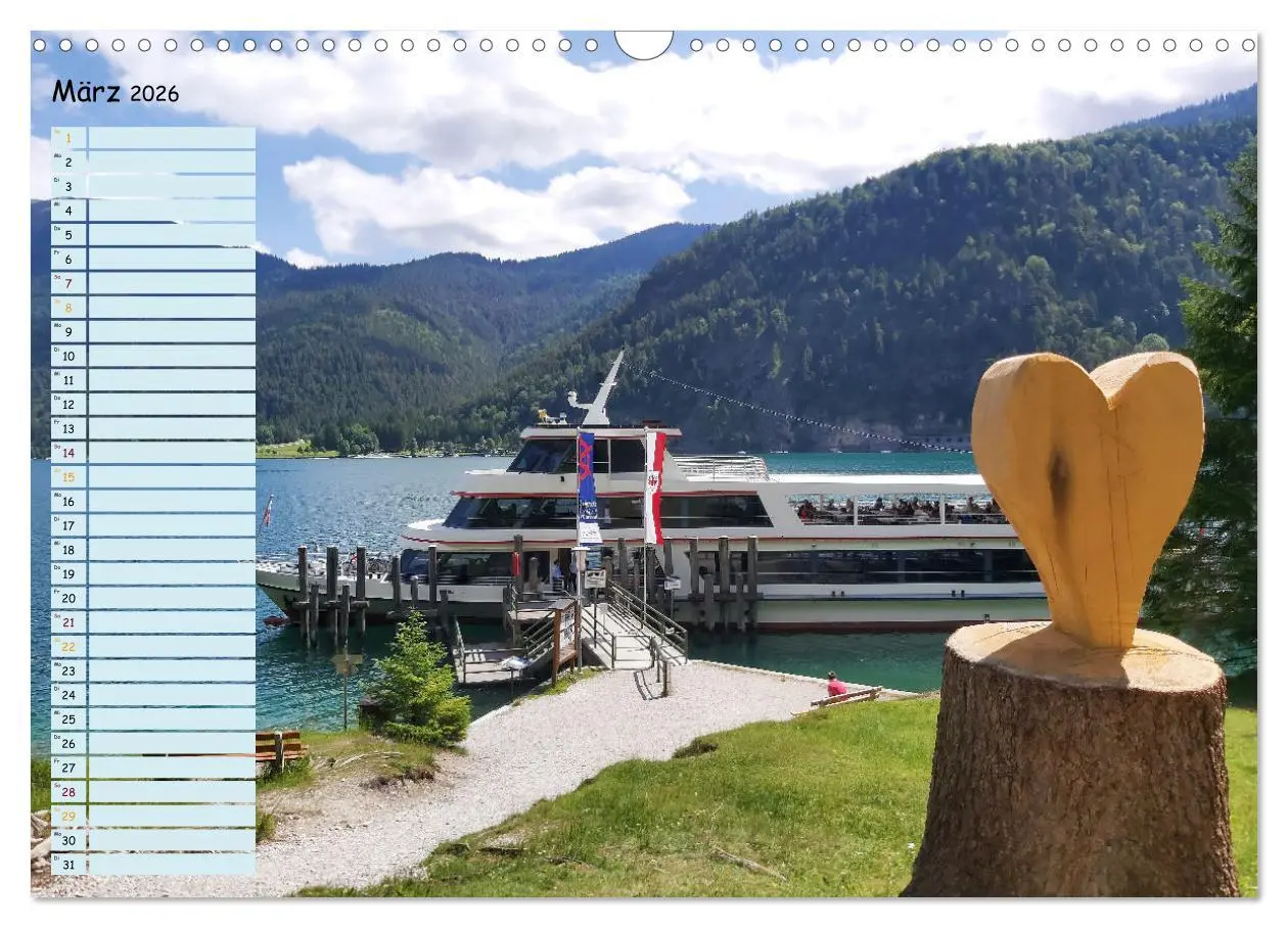 Bild: 9783457593714 | Auszeit am Achensee Tirol (Wandkalender 2026 DIN A3 quer), CALVENDO...