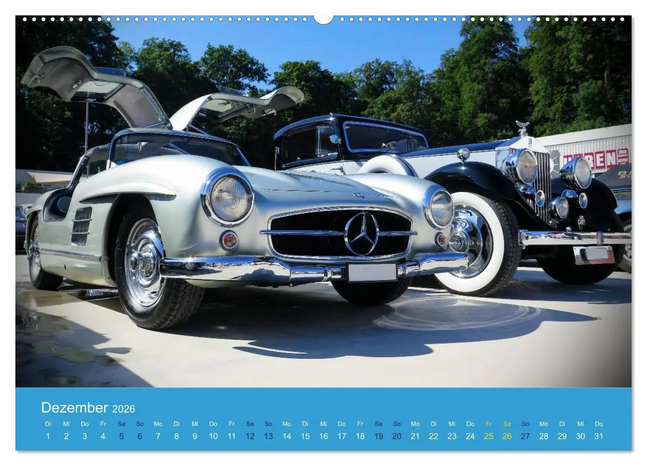 Bild: 9783457663714 | Mercedes Classics (hochwertiger Premium Wandkalender 2026 DIN A2...