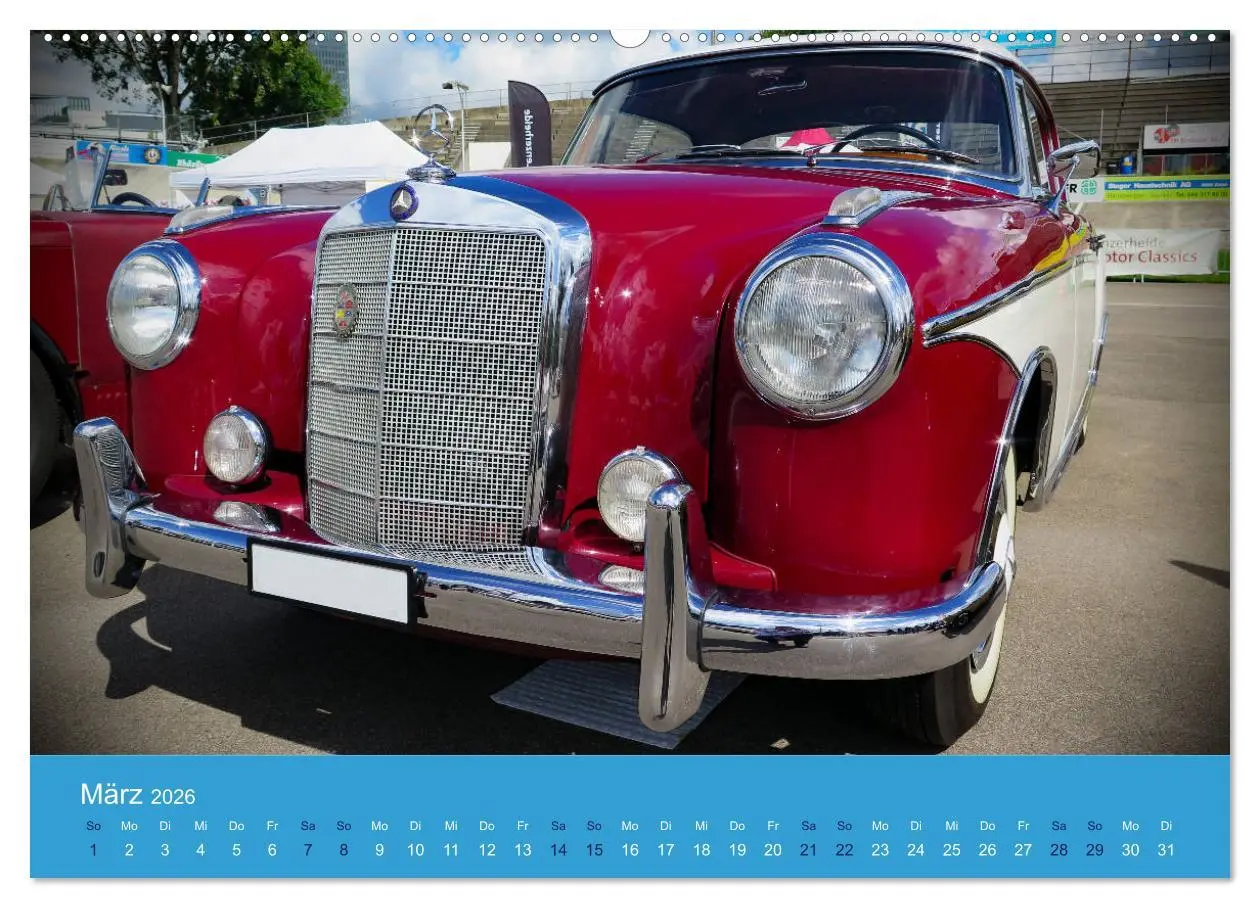 Bild: 9783457663714 | Mercedes Classics (hochwertiger Premium Wandkalender 2026 DIN A2...