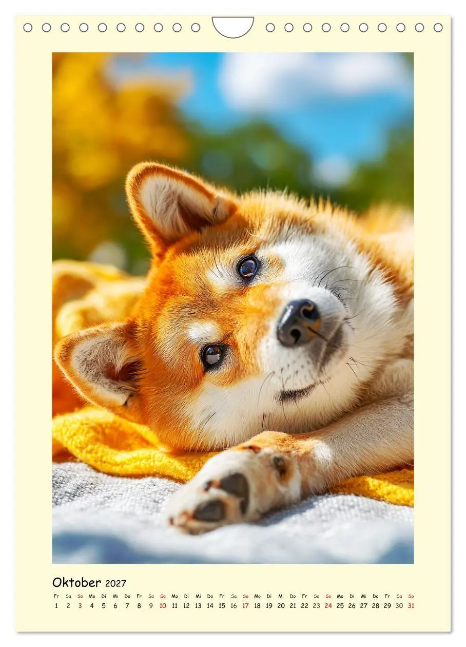 Bild: 9783516753714 | Shiba Inu Momente. Japans elegante Seelenhunde (Wandkalender 2027...