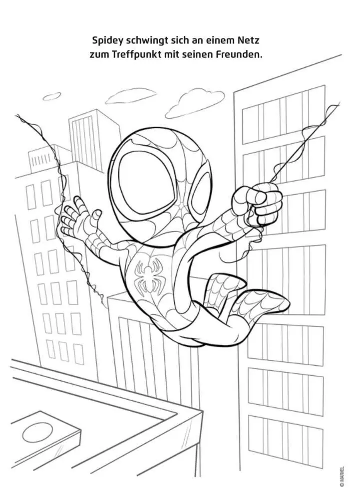 Bild: 9783845123714 | MARVEL Spidey und seine Super-Freunde: Mein cooler Malblock | Malblock