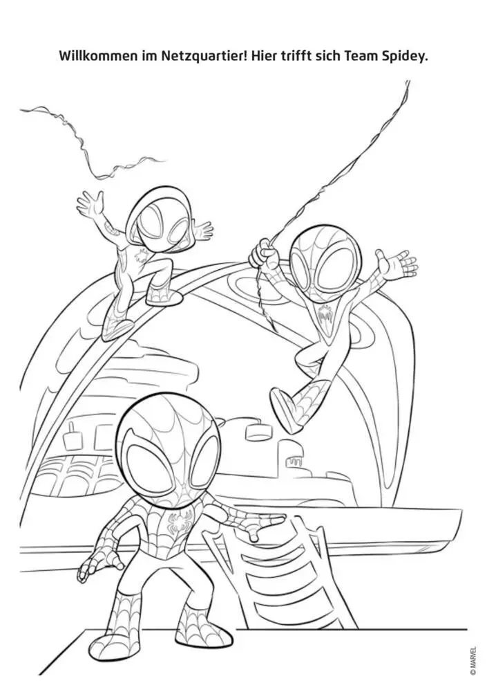 Bild: 9783845123714 | MARVEL Spidey und seine Super-Freunde: Mein cooler Malblock | Malblock