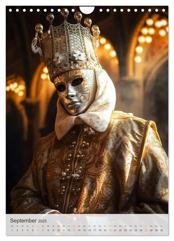 Bild: 9783435873814 | Karneval in Venedig (Wandkalender 2025 DIN A4 hoch), CALVENDO...