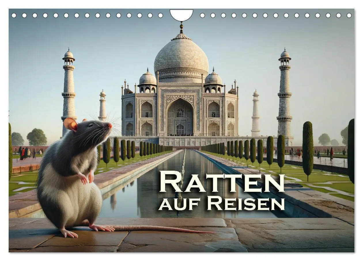 Cover: 9783457343814 | Ratten auf Reisen (Wandkalender 2026 DIN A4 quer), CALVENDO...