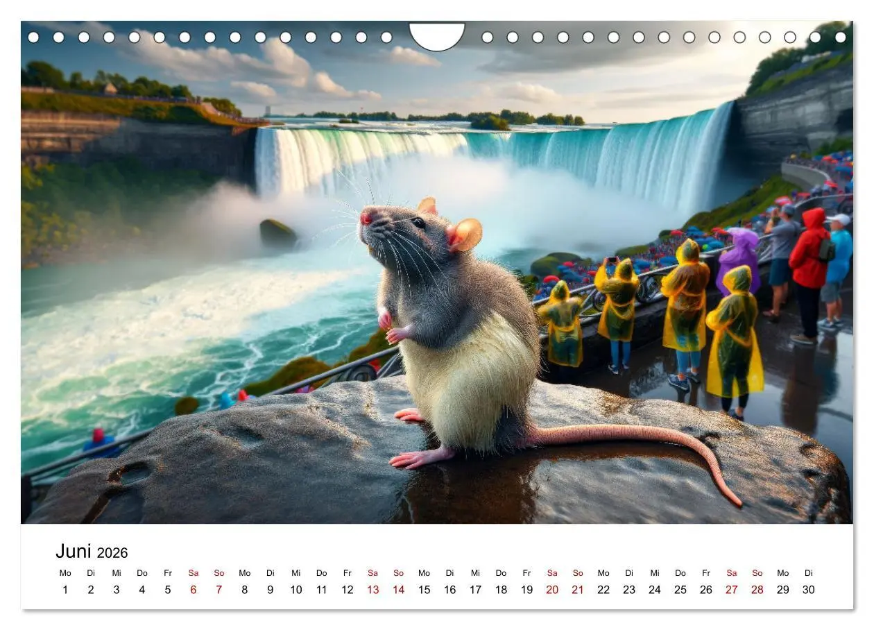 Bild: 9783457343814 | Ratten auf Reisen (Wandkalender 2026 DIN A4 quer), CALVENDO...