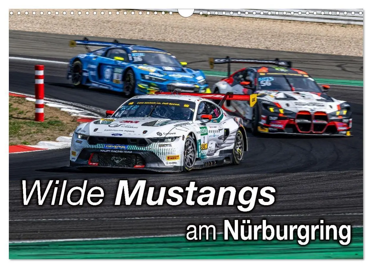 Cover: 9783516673814 | Wilde Mustangs am Nürburgring (Wandkalender 2026 DIN A3 quer),...