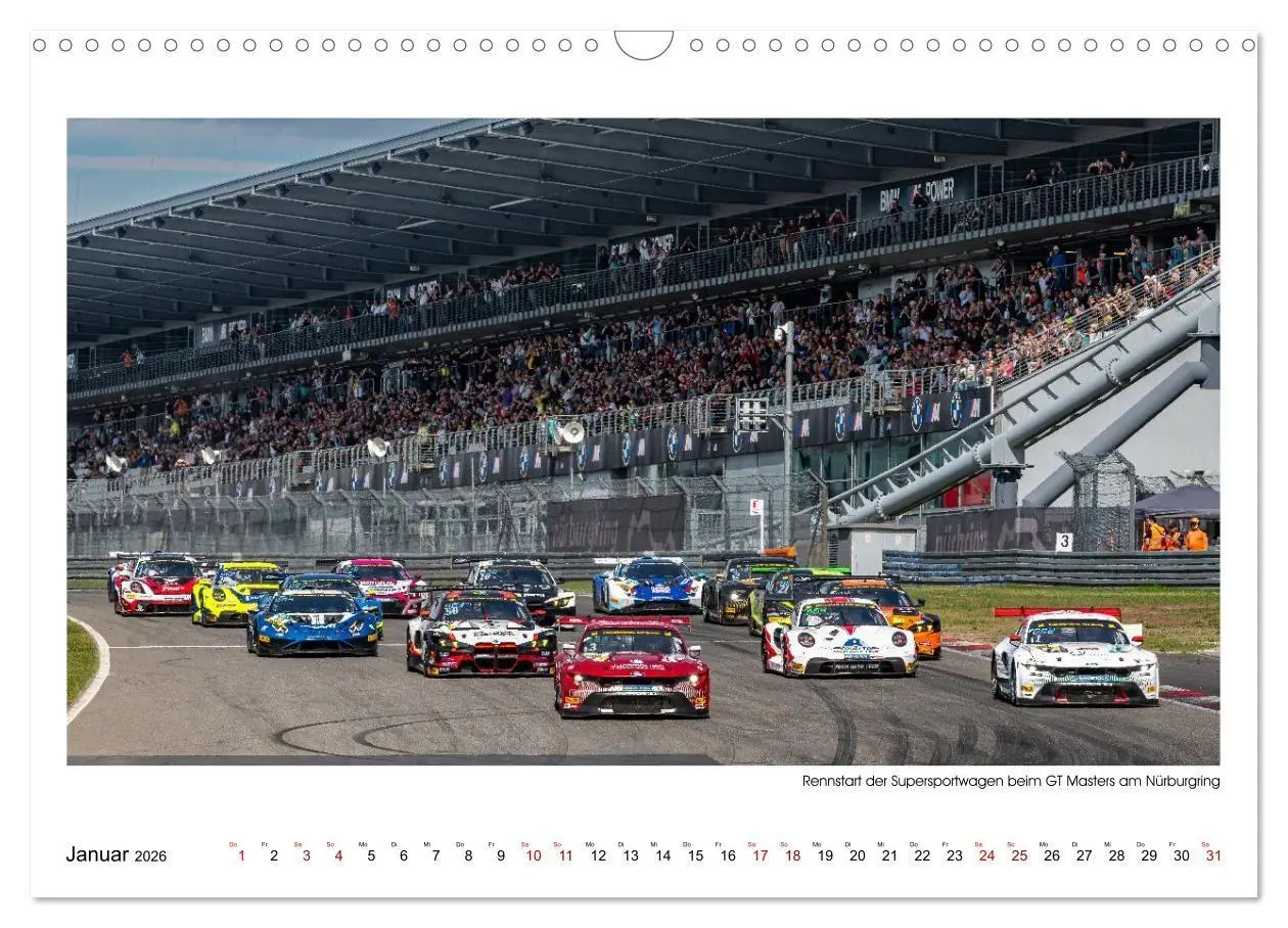 Bild: 9783516673814 | Wilde Mustangs am Nürburgring (Wandkalender 2026 DIN A3 quer),...