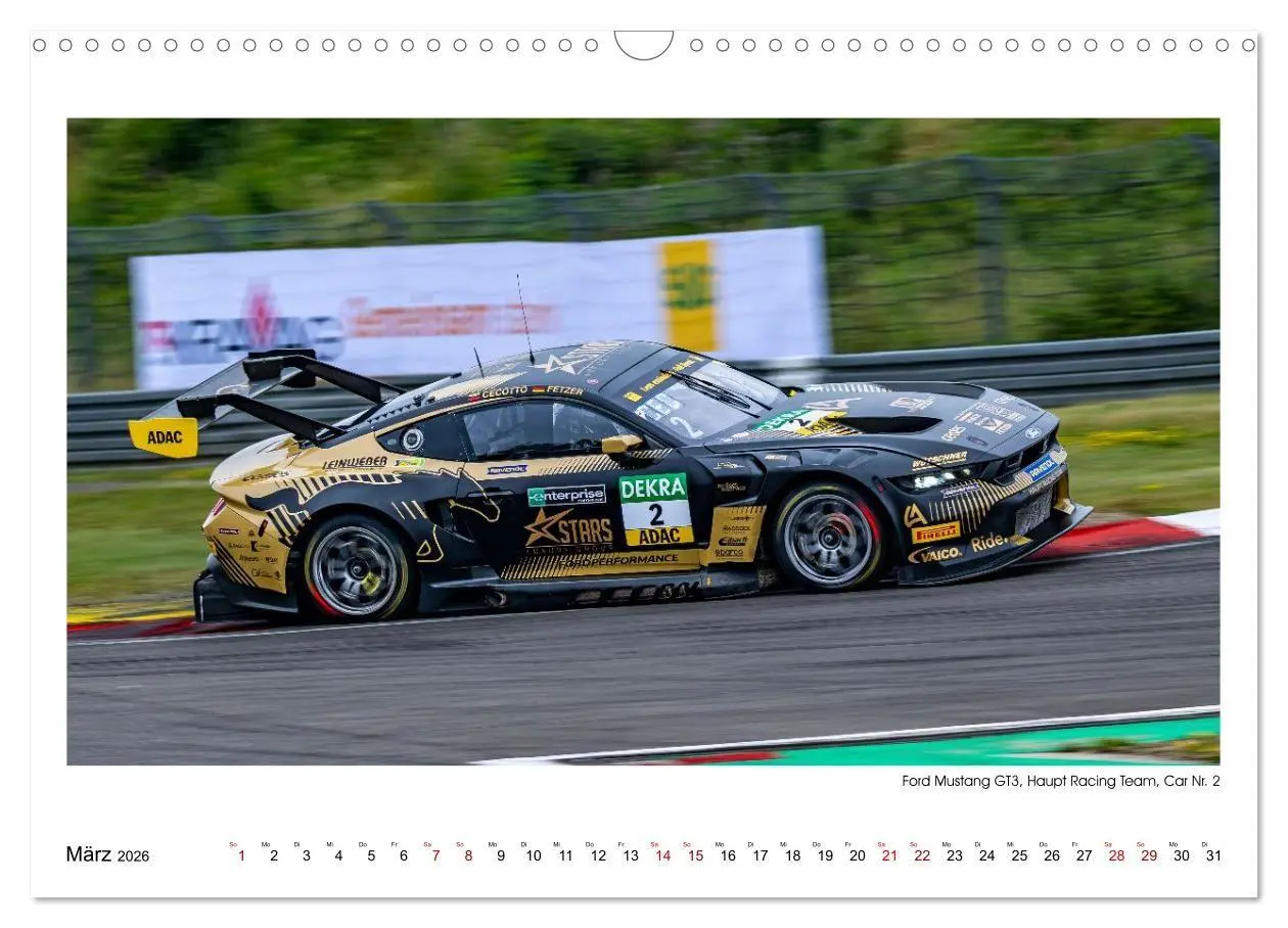 Bild: 9783516673814 | Wilde Mustangs am Nürburgring (Wandkalender 2026 DIN A3 quer),...