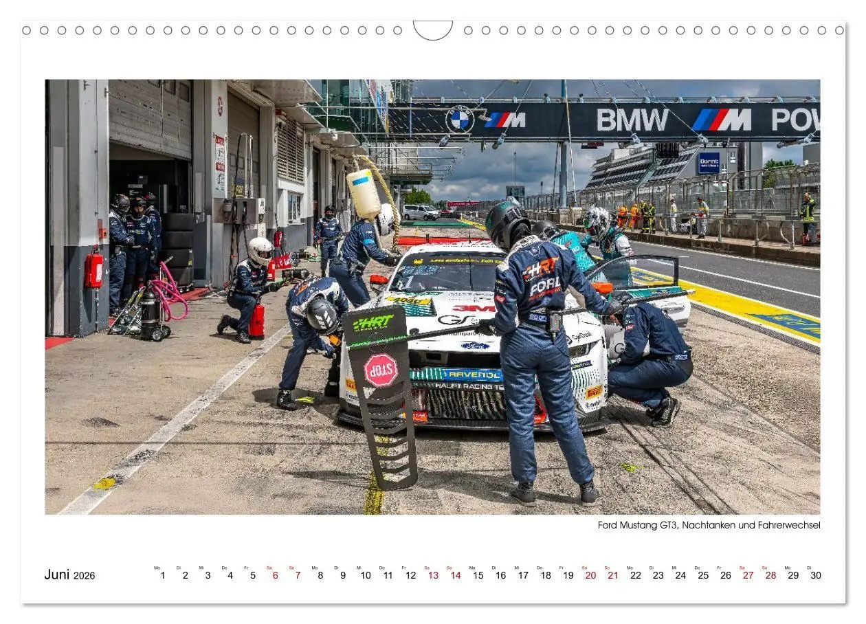 Bild: 9783516673814 | Wilde Mustangs am Nürburgring (Wandkalender 2026 DIN A3 quer),...