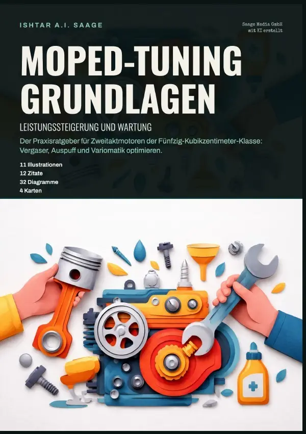 Cover: 9783565563814 | Moped-Tuning Grundlagen: Leistungssteigerung und Wartung | Saage