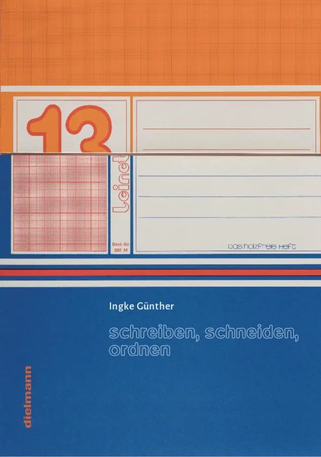 Cover: 9783866383814 | schreiben, schneiden, ordnen | Ein Künstlerbuch | Günther (u. a.)