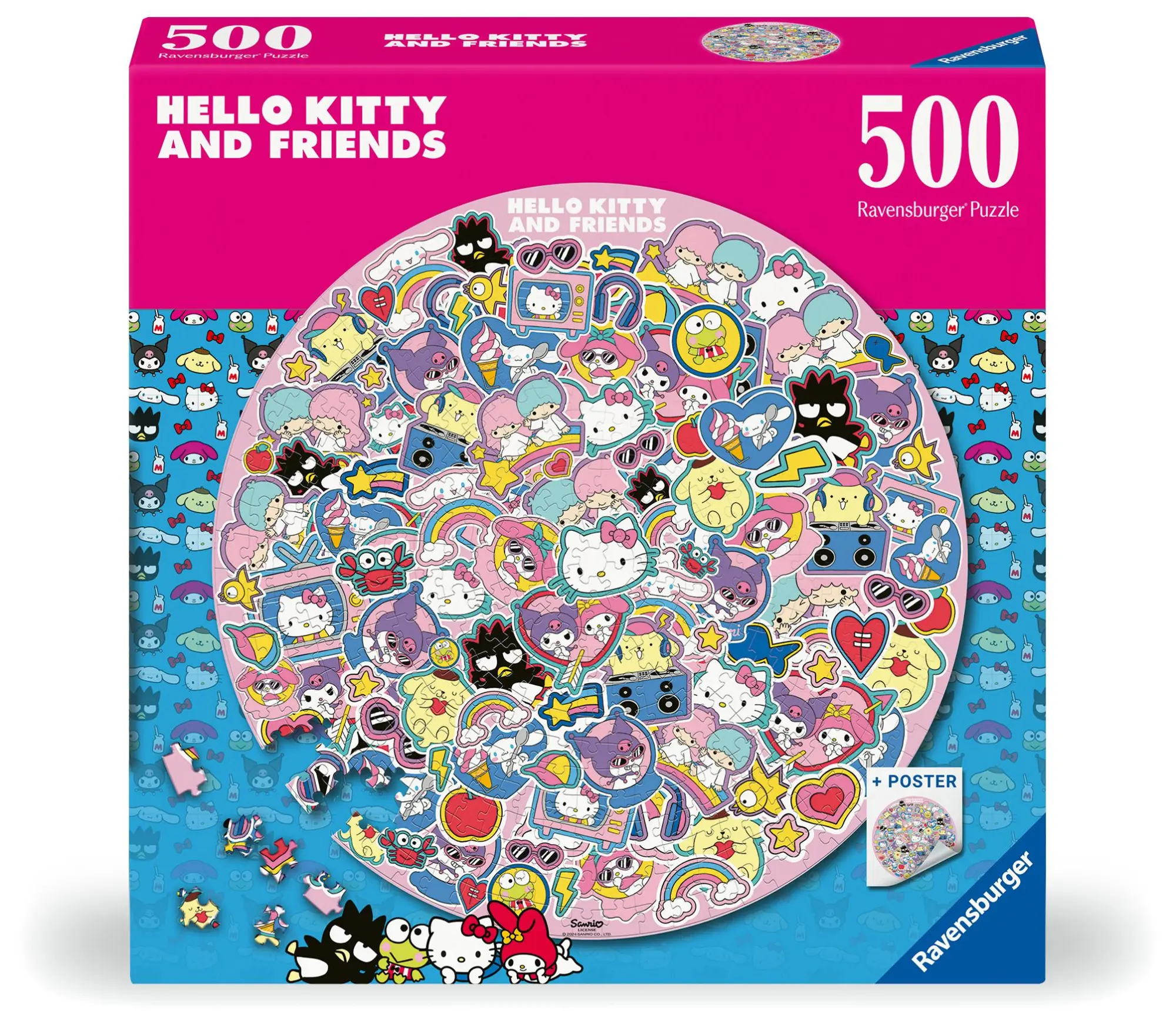 Cover: 4005555013914 | Erwachsenenpuzzle 500 Teile - Hello Kitty and Friends | Spiel | 2025