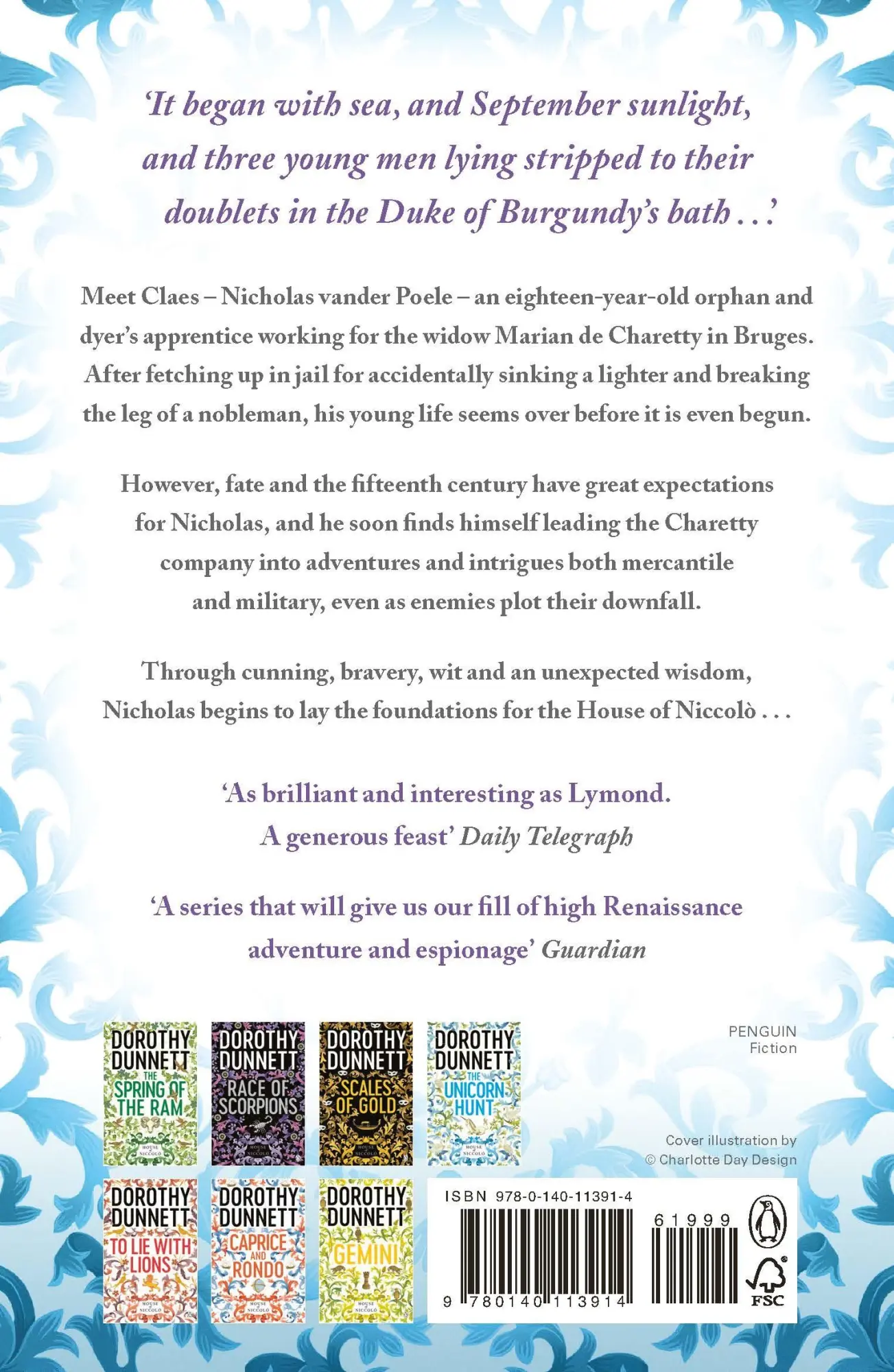 Rückseite: 9780140113914 | Niccolo Rising | The House of Niccolo 1 | Dorothy Dunnett | Buch | DK